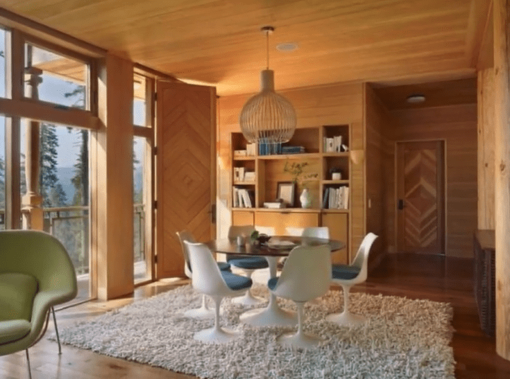 wood used in interior design