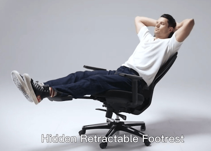 Ergonomic Office Chair with footrest