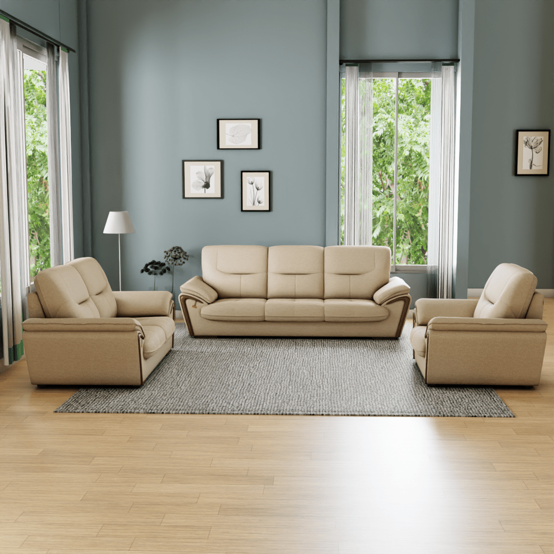 Wood Sofa Set From Hatil Brand