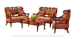 Segun Wood Sofa Set